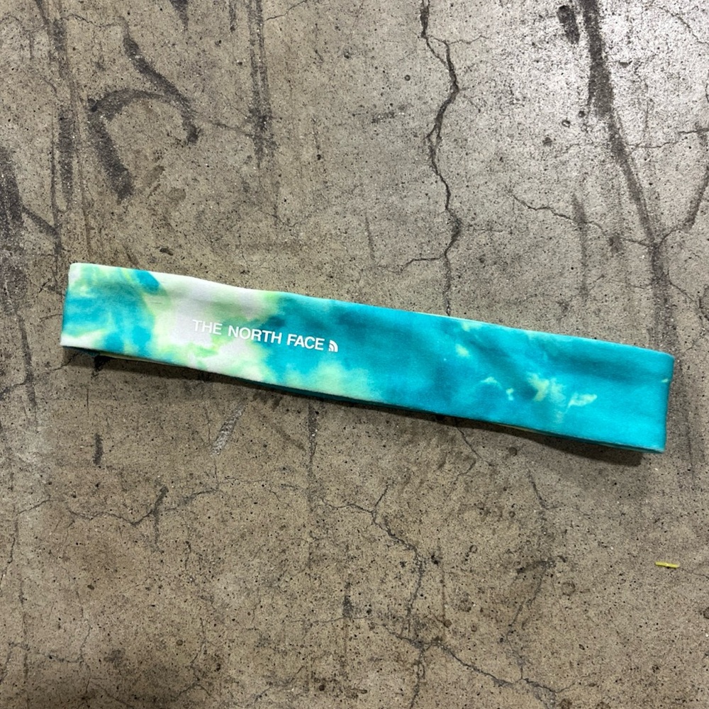 The North Face Turquoise Tie-Dye Headband